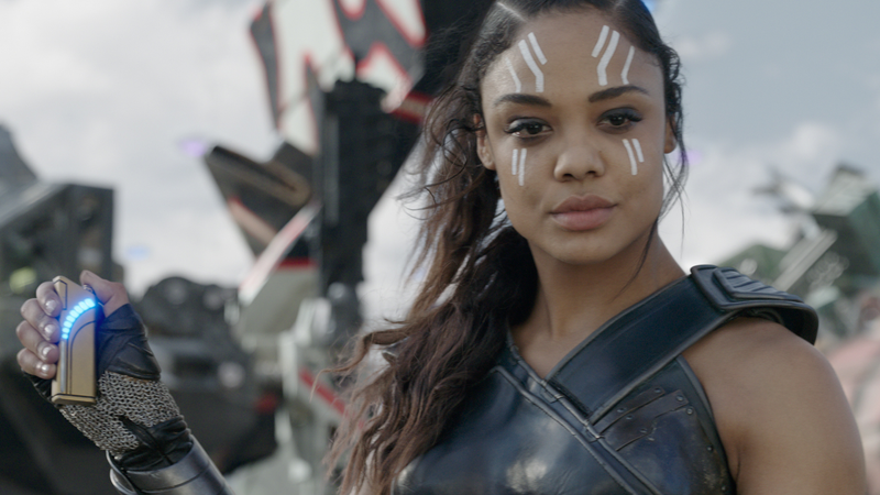 Tessa Thompson as Valkyrie in Thor: Ragnarok.